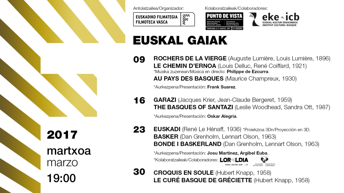 Euskal gaiak marzo 2017