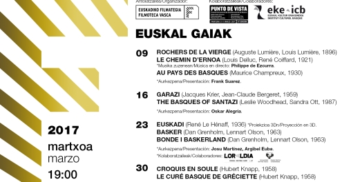 Euskal gaiak marzo 2017
