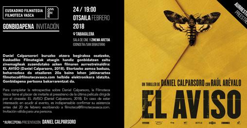 Daniel Calparsoro: ´El aviso´