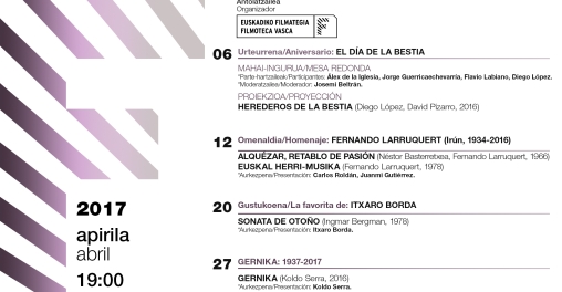 Euskal gaiak abril 2017