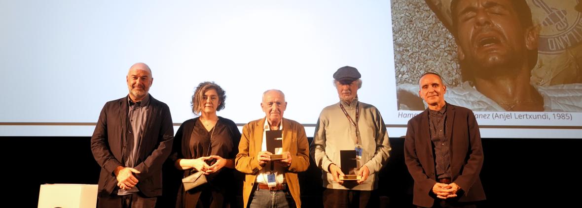Alfonso Ungríak eta Anjel Lertxundik Euskadiko Filmategiaren saria jaso dute