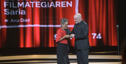 Ana Díezek Euskadiko Filmategiaren saria jaso du