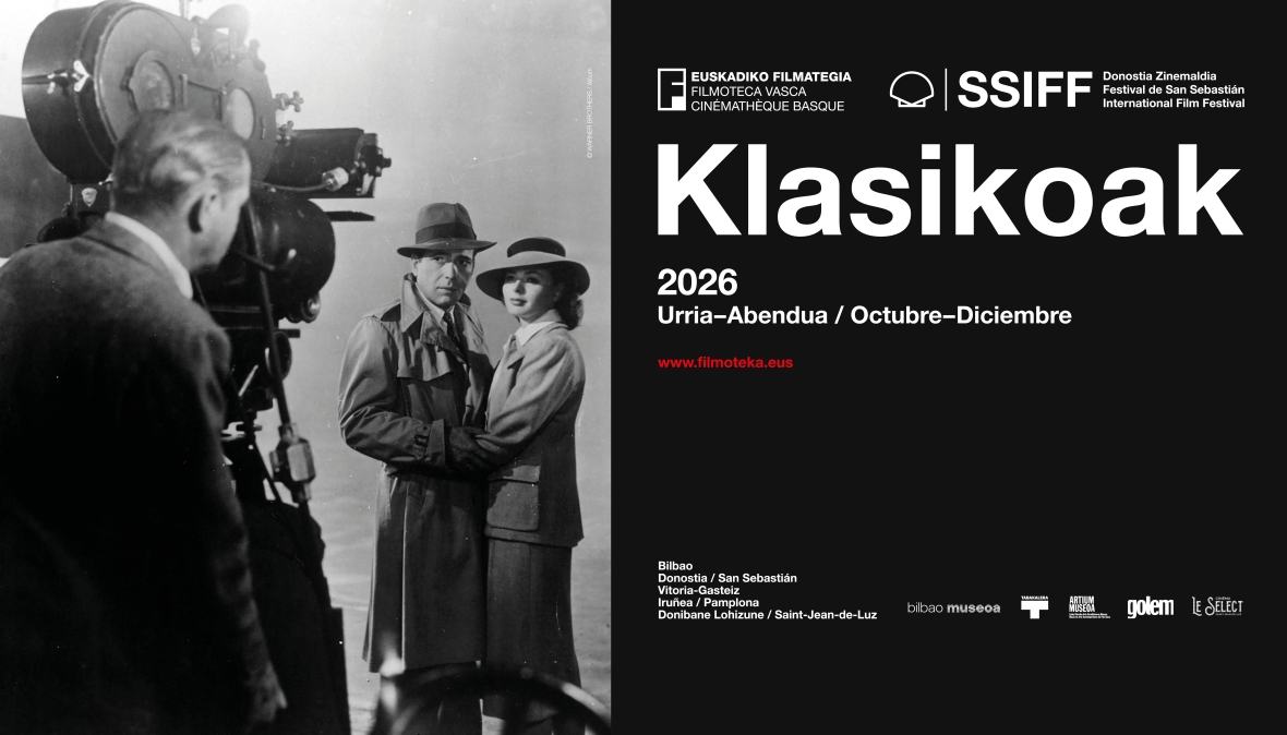 Urritik abendura bitartean, Klasikoak sailak hamaika film proiektatuko ditu Gasteizen, Bilbon, Donostian, Iruñean eta Donibane Lohizunen